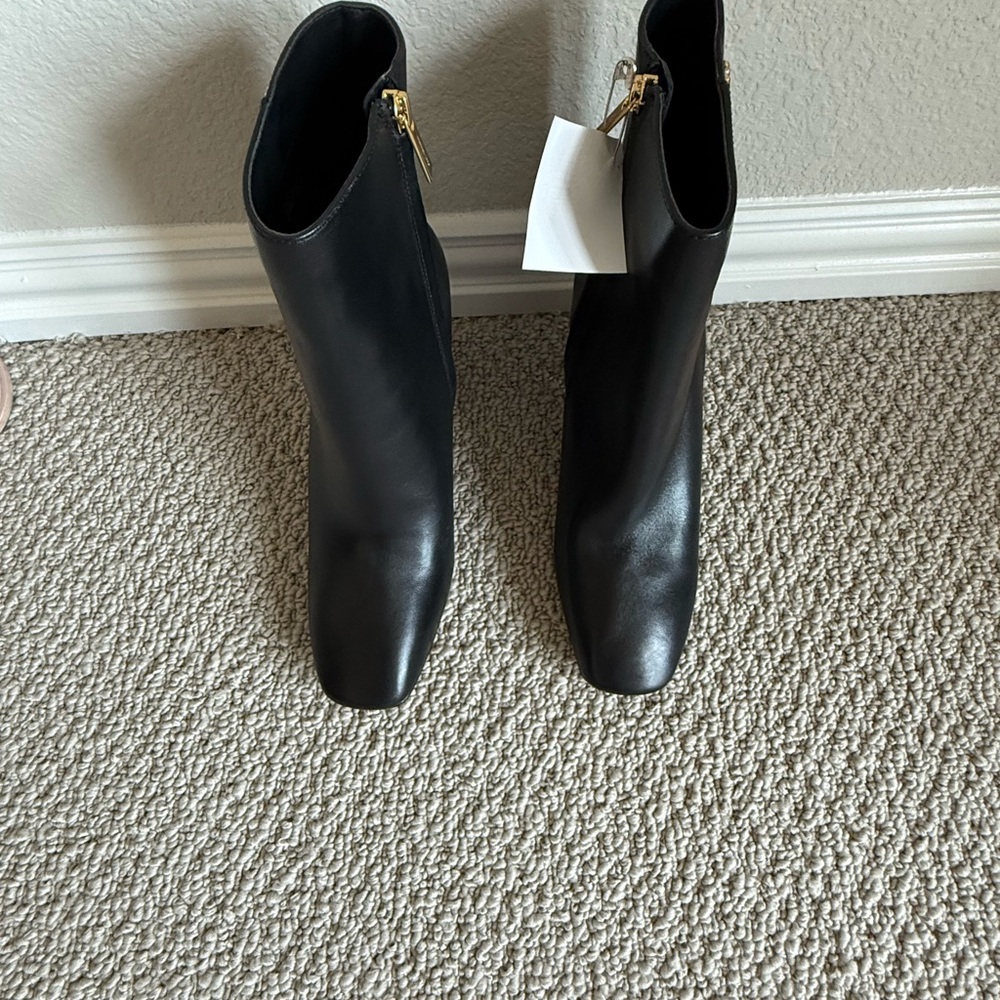 Michael Kors Sleek Black Ankle Booties
